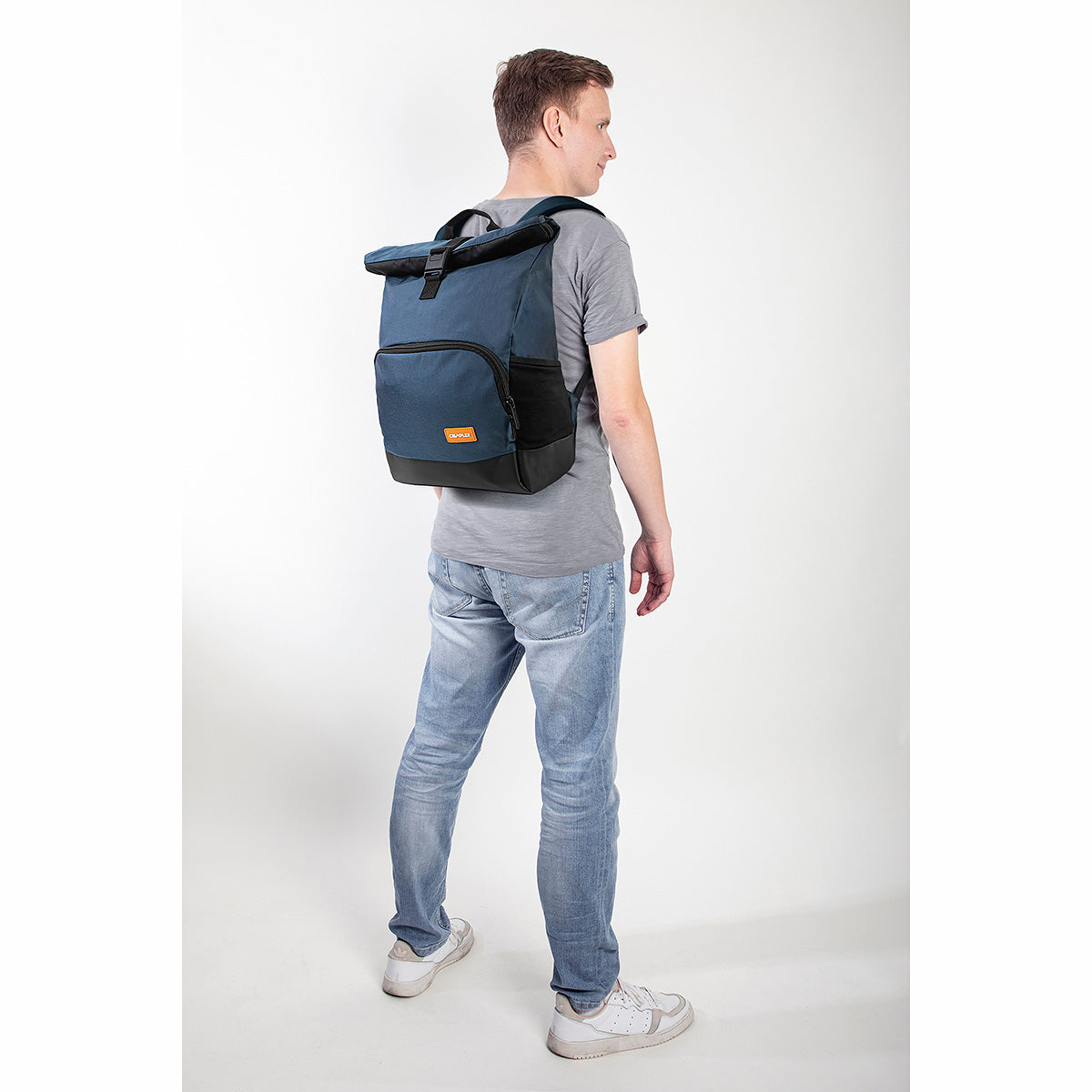 Abstract Rolltop Backpack 14"