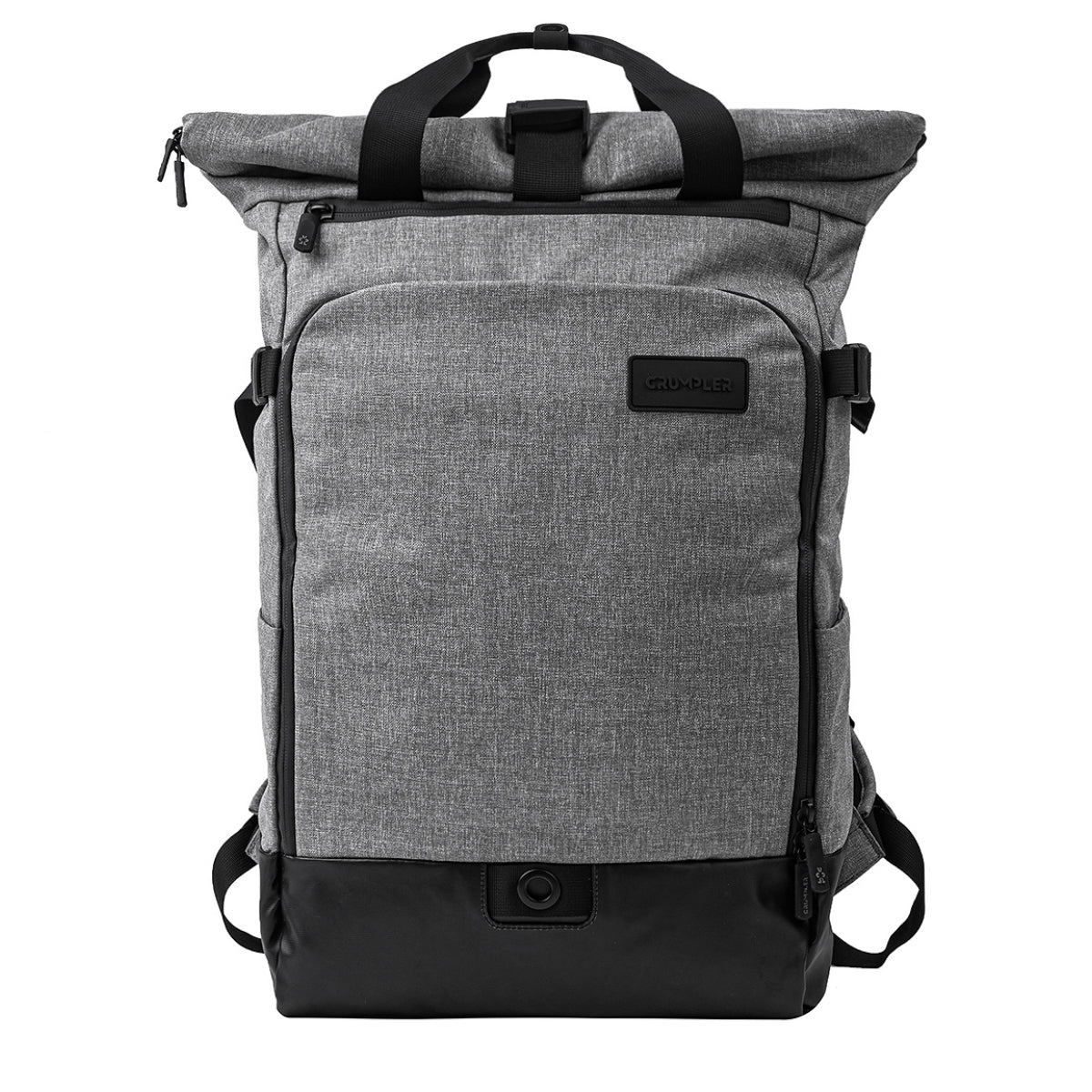 Conversion Rolltop Rucksack Vorderseite grau meliert