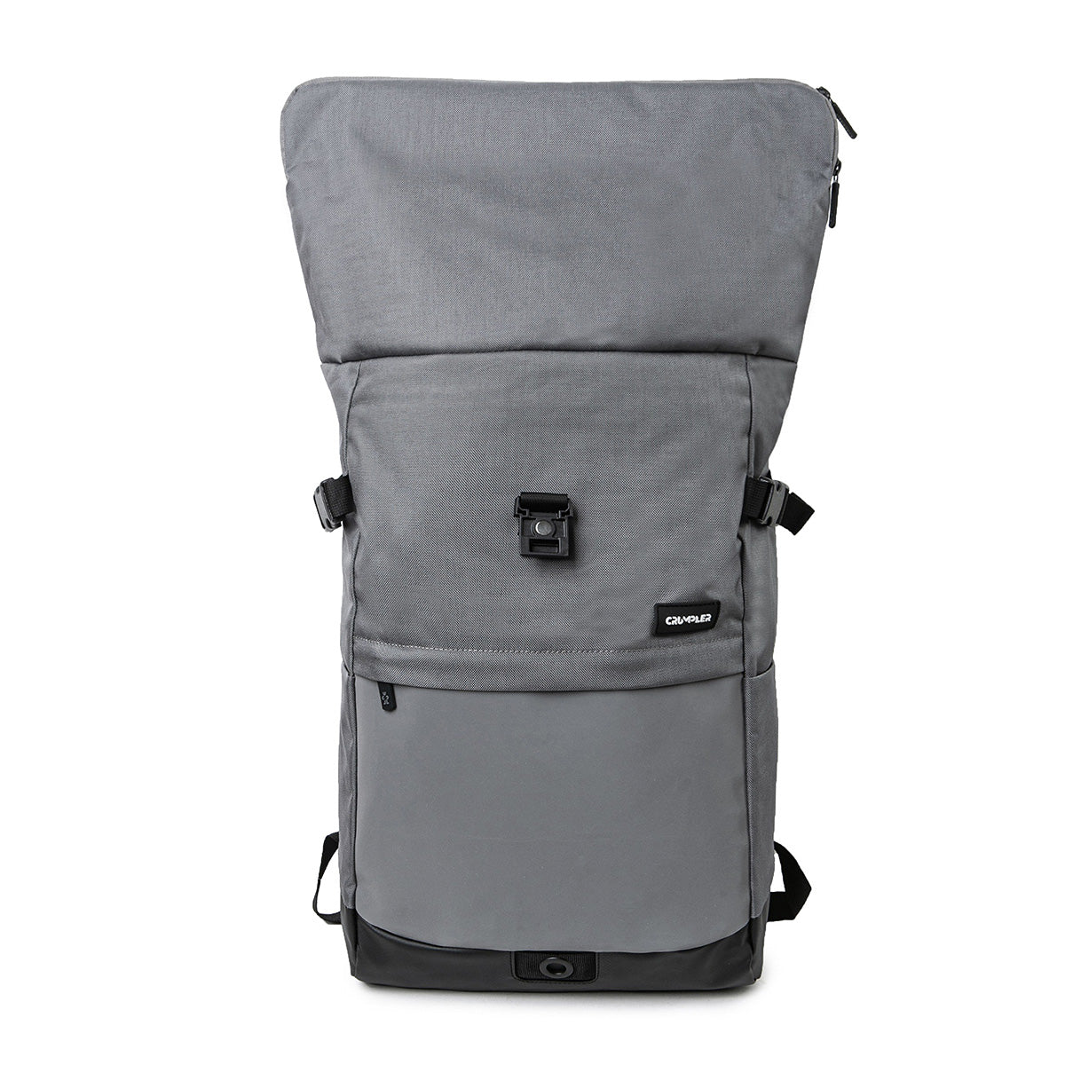 Road Mentor M Rolltop Rucksack grau ausgerollt