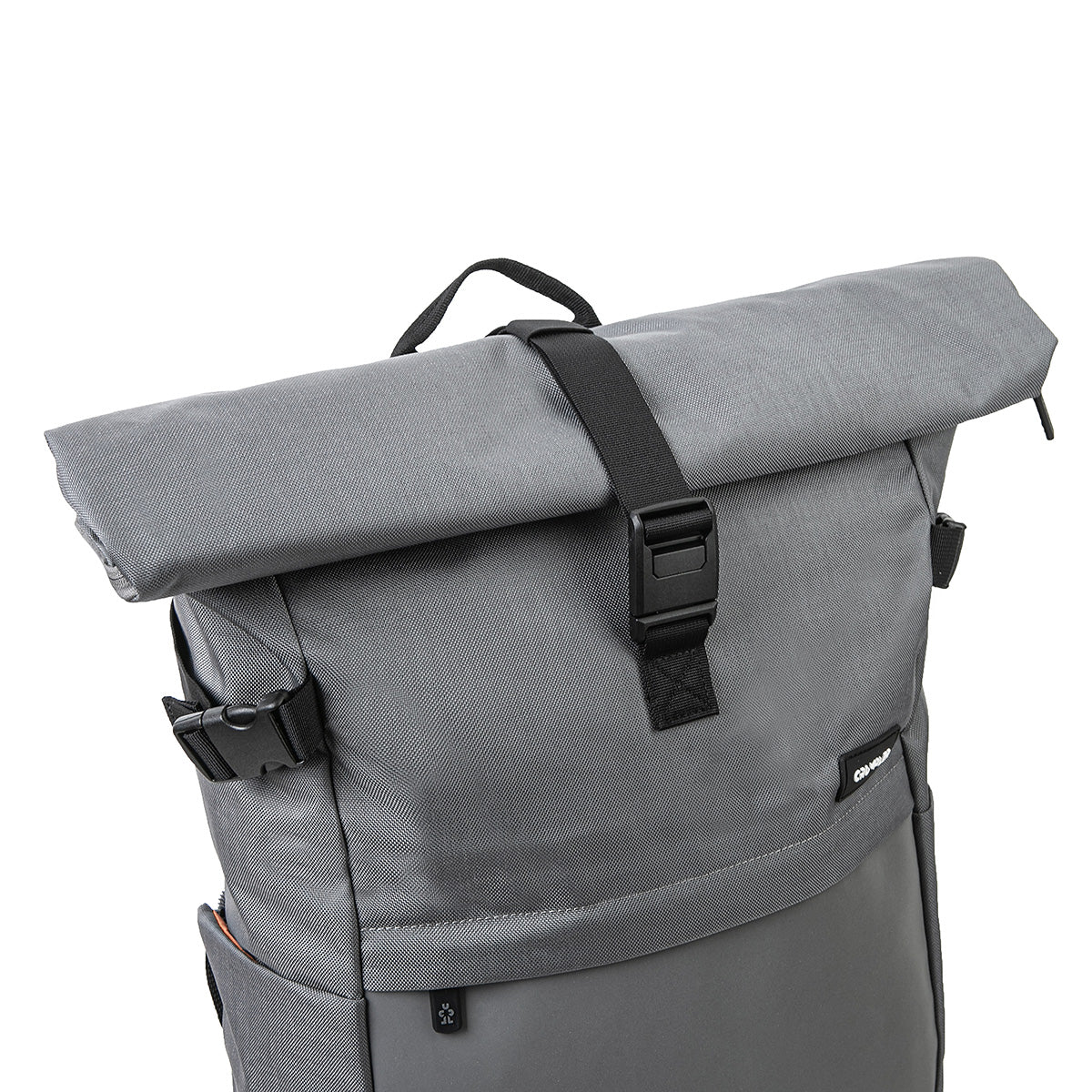 Road Mentor M Rolltop Rucksack grau Schnalle